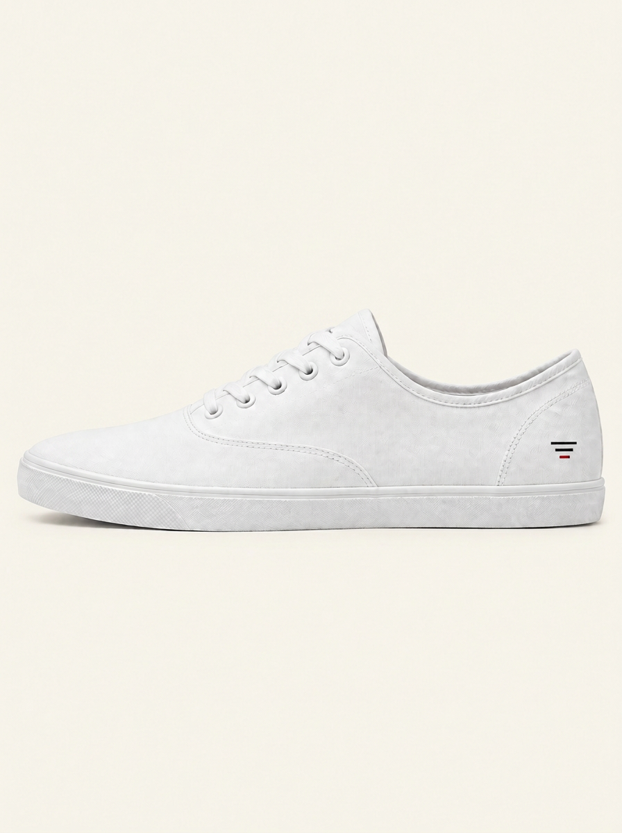 VOLUME 02 - NY LOW-TOP CANVAS PLIMSOLLS [WHITE] 2