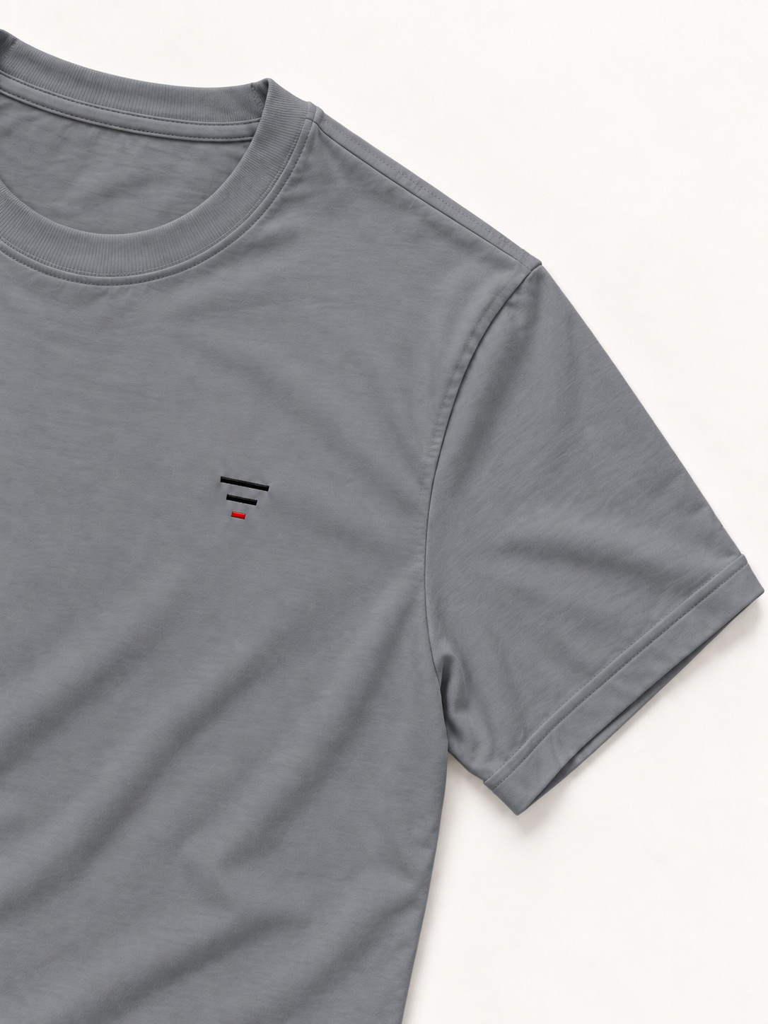 VOLUME 02 - NY ROUND-COLLAR TEE [GREY] 3