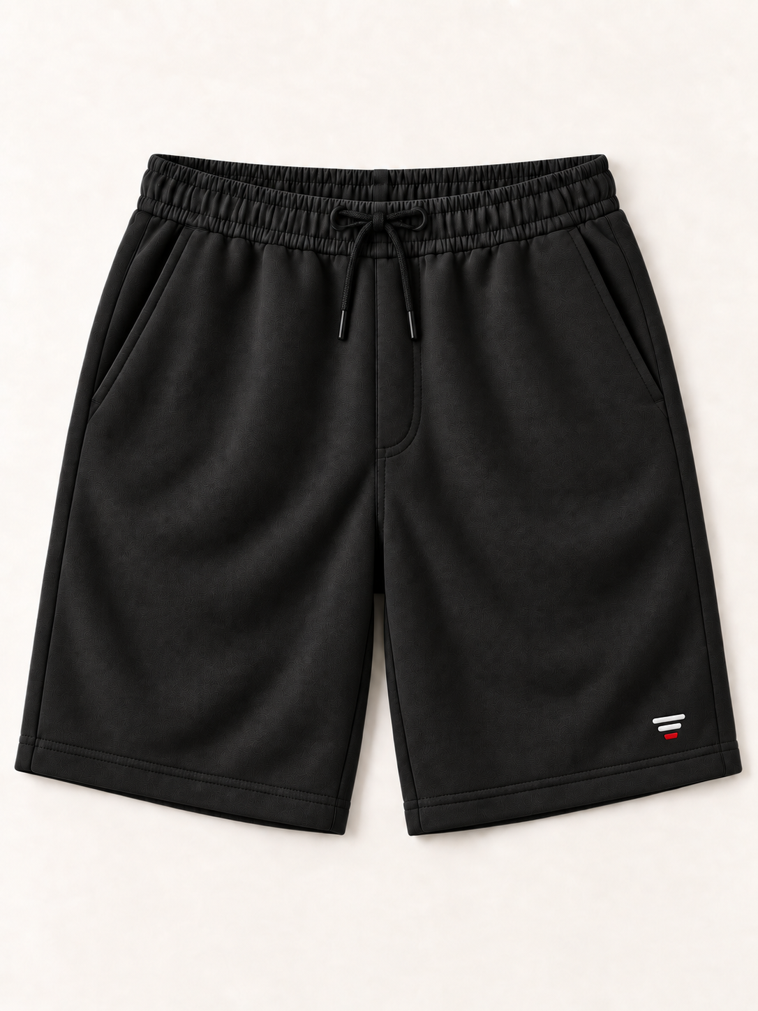 VOLUME 02 - NY RELAXED FLEECE SHORT [BLACK] 1