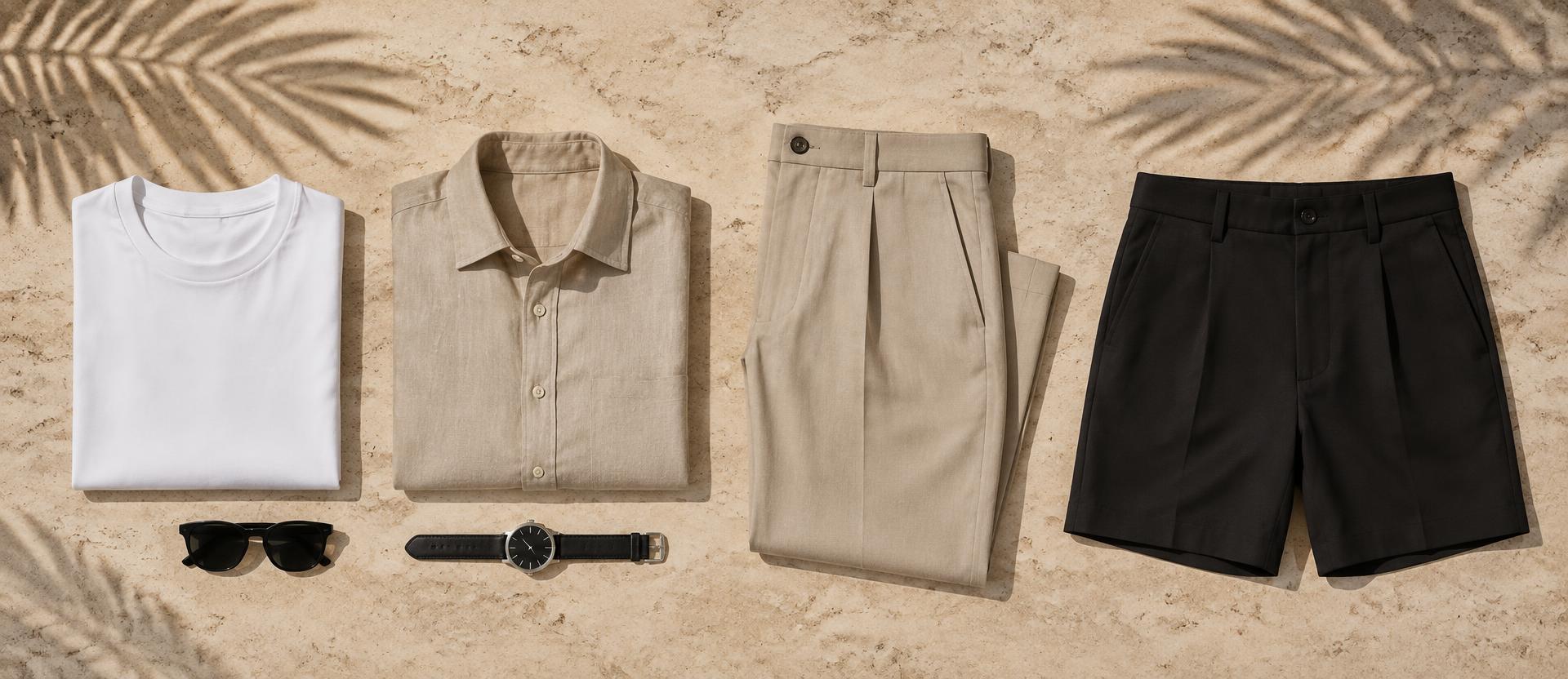 A Minimalist Summer Wardrobe for Men